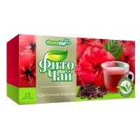Напиток сухой Фитодар`Цветочный Каркаде` (25 ф/п*1,5)